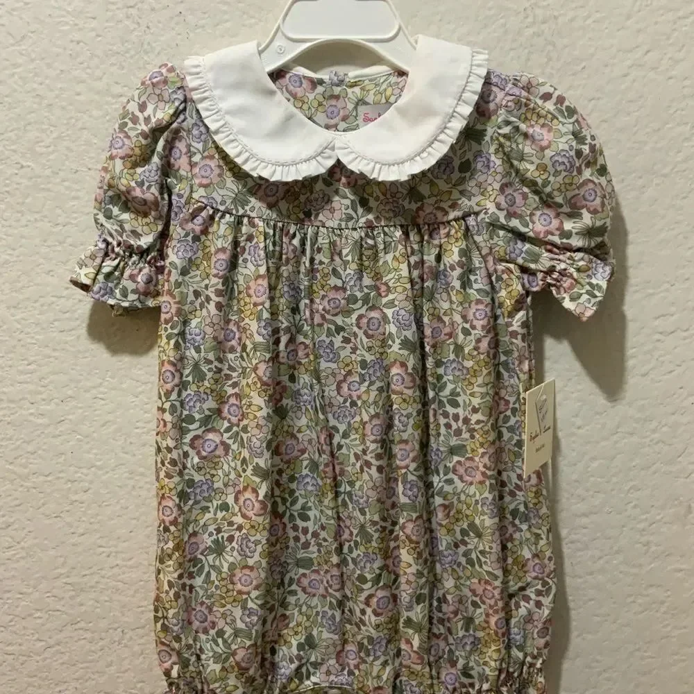 NWT Sophie & Lucas Primrose Floral Bubble size 18 M